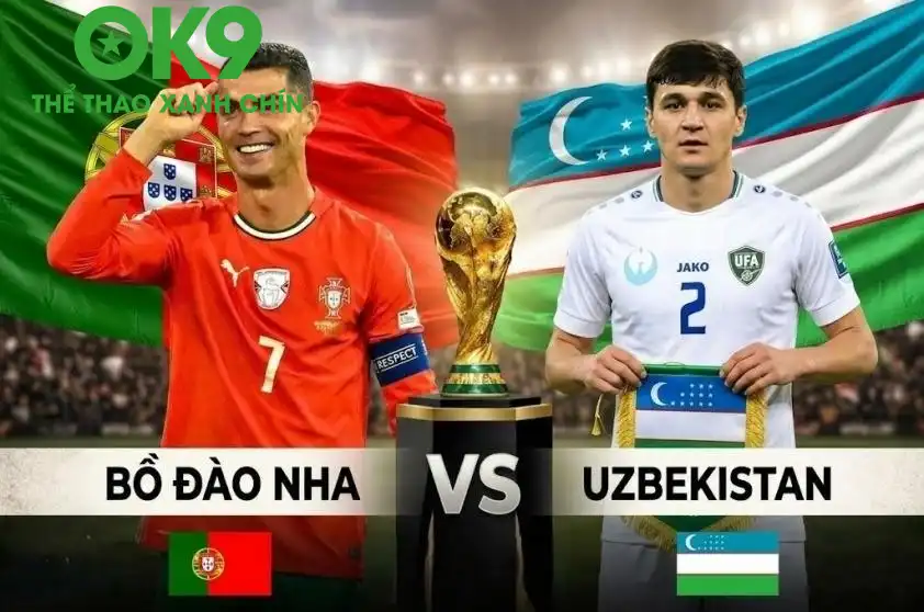 Bồ Đào Nha cần một chiến thắng trước Uzbekistan